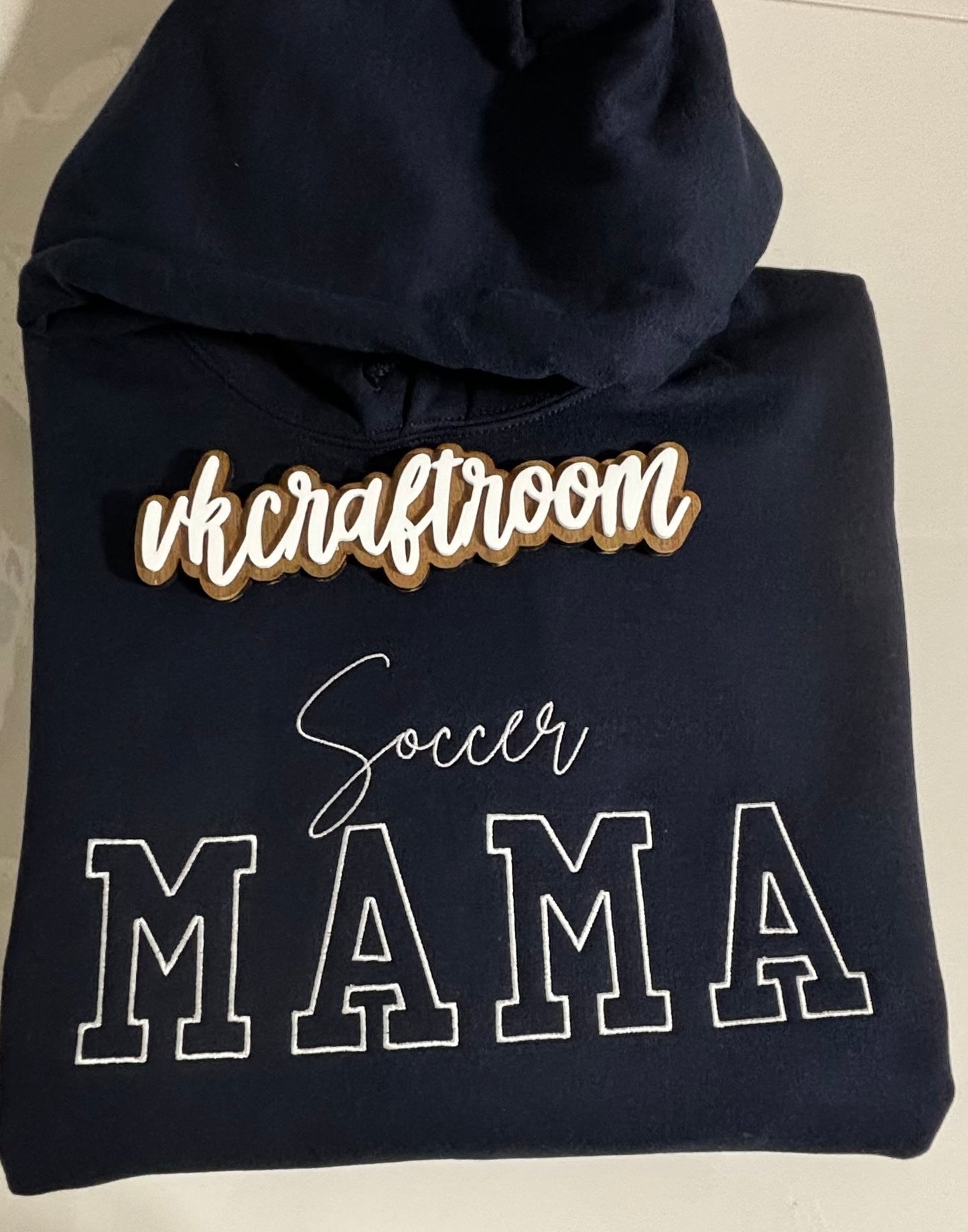 Soccer Mama Hoodie, Personalised Mama Hoodie, Sport Mama Hoodie, Soccer Hoodie, Adult Emb