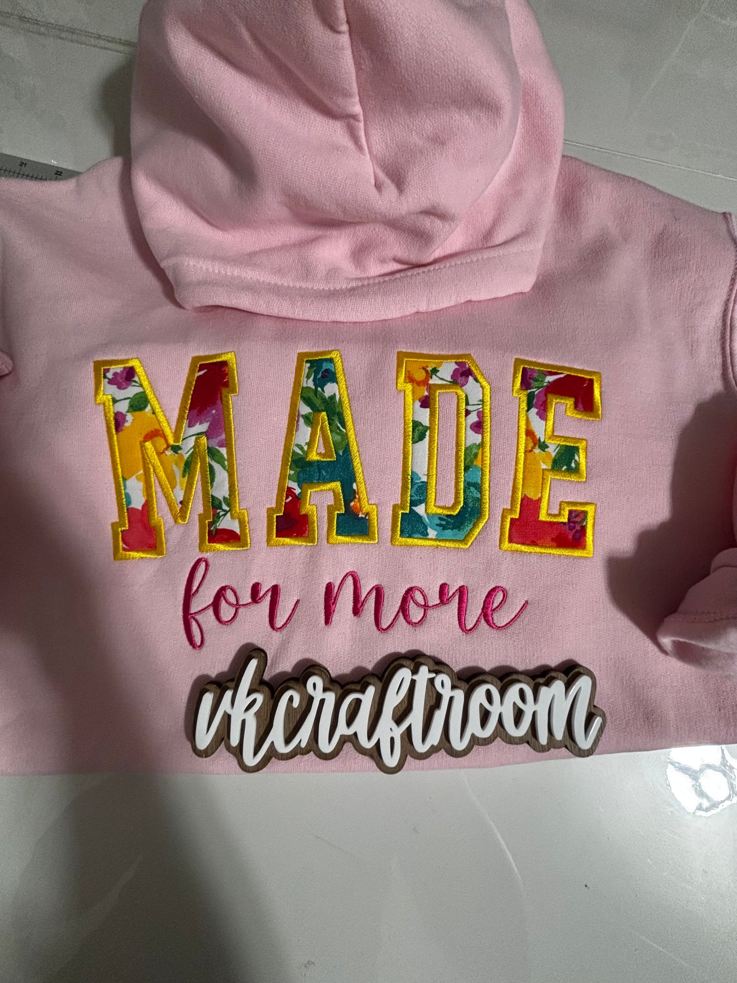 Made for More Hoodie, Embroidered Made for More Hoodie, Custom Hoodie, Unique Hoodie