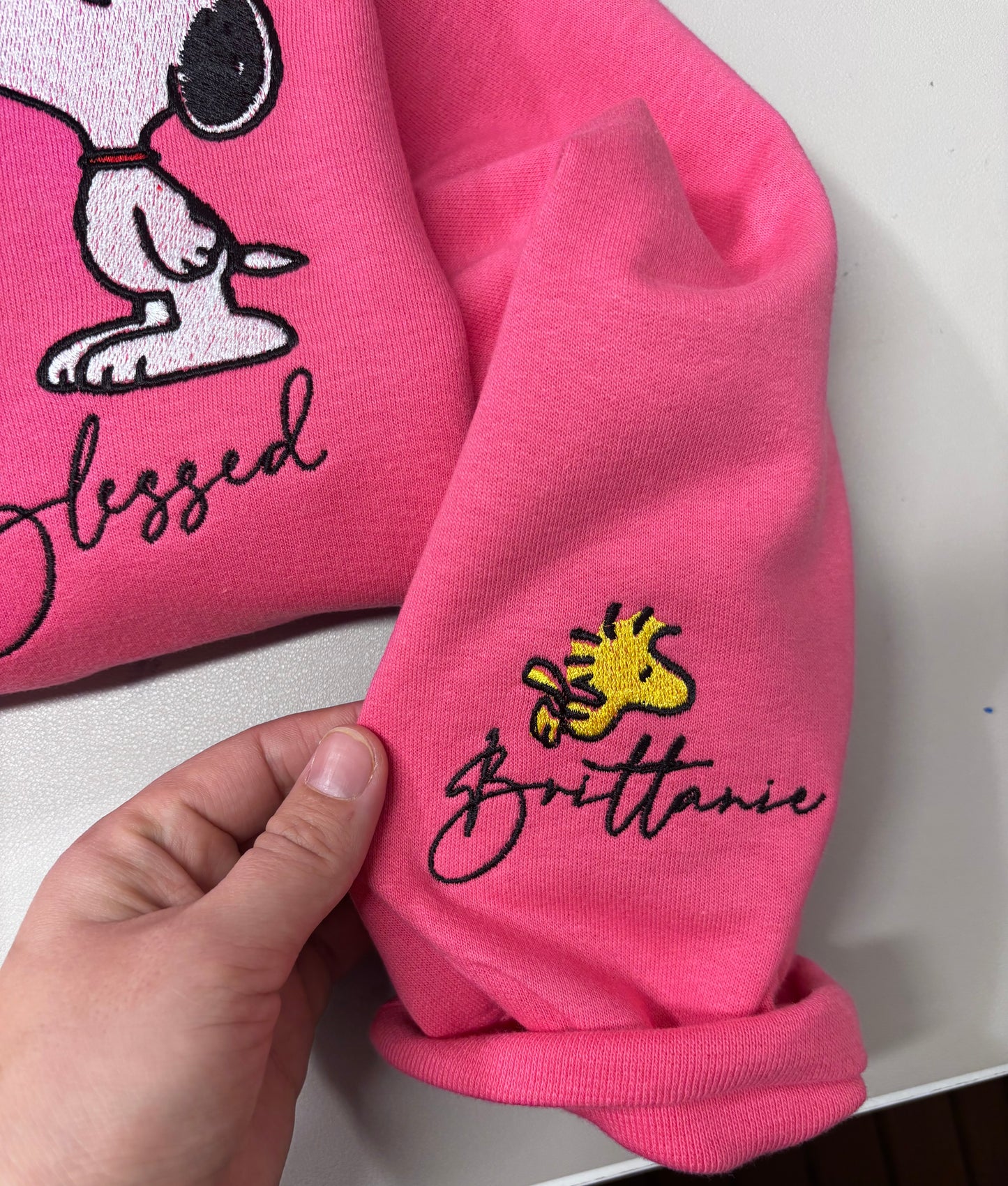 Custom Embroidered Sweatshirt, Gift for Her