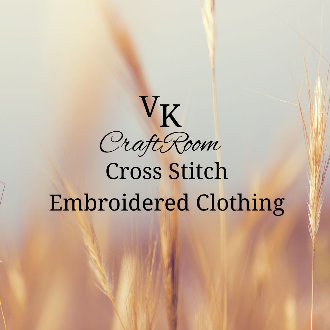 Cross Stitch Embroidered Clothing