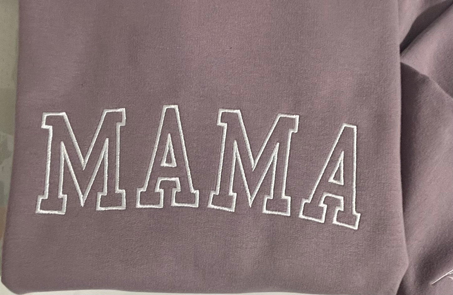 Mama Sweatshirt, Created with a Purpose Sweatshirt, Mom Sweatshirt, Gift for Mom, Embroidered Mama Sweatshirt, Personalized Gift for Her, Customized Mama Sweatshirt