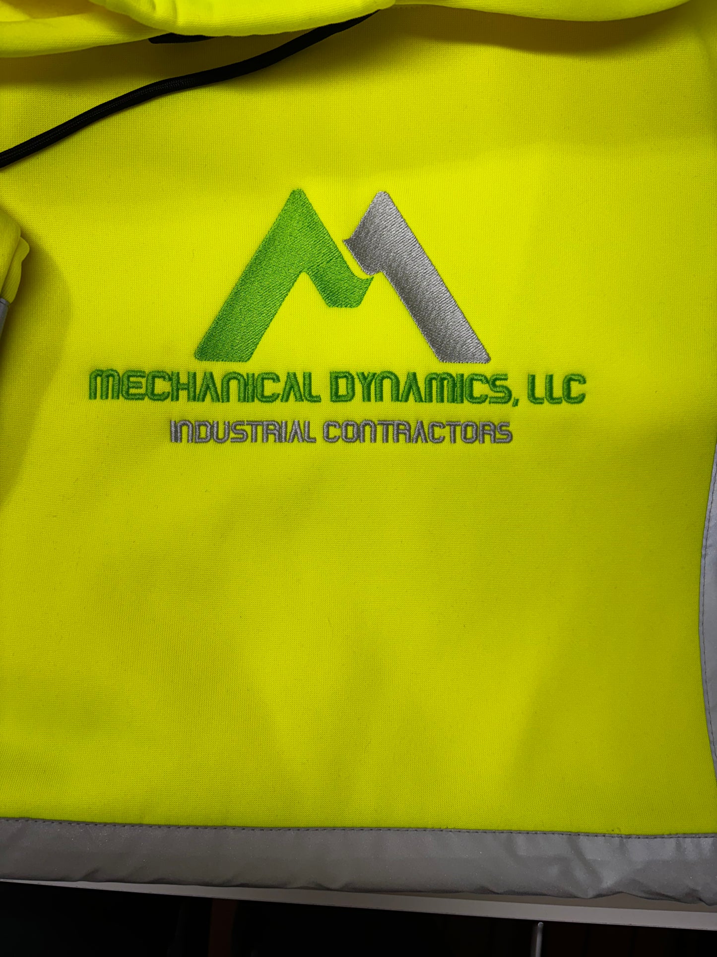 Custom Mechanical Dynamics Embroidered Hoodie, Logo Wear