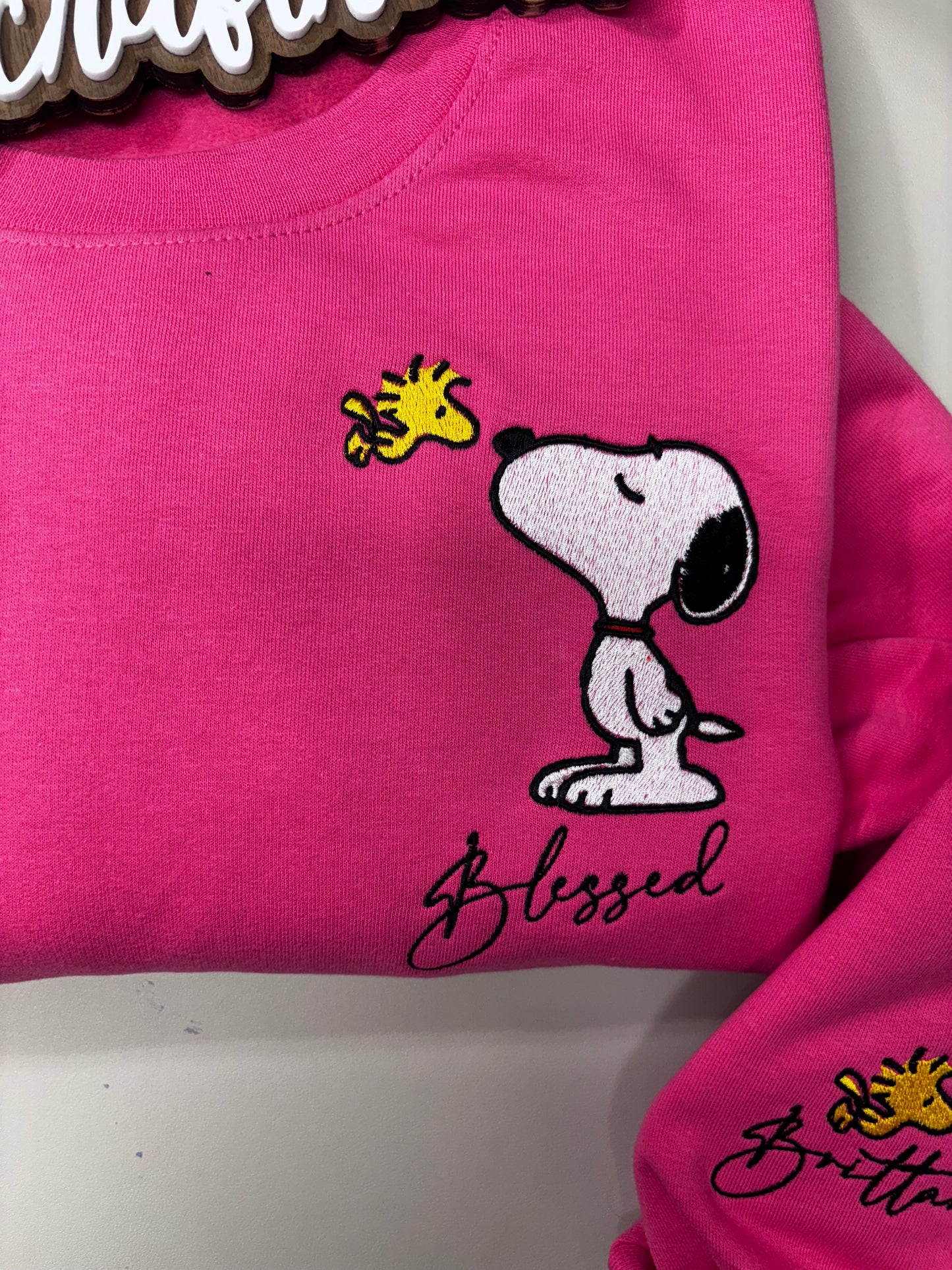 Custom Embroidered Sweatshirt, Gift for Her