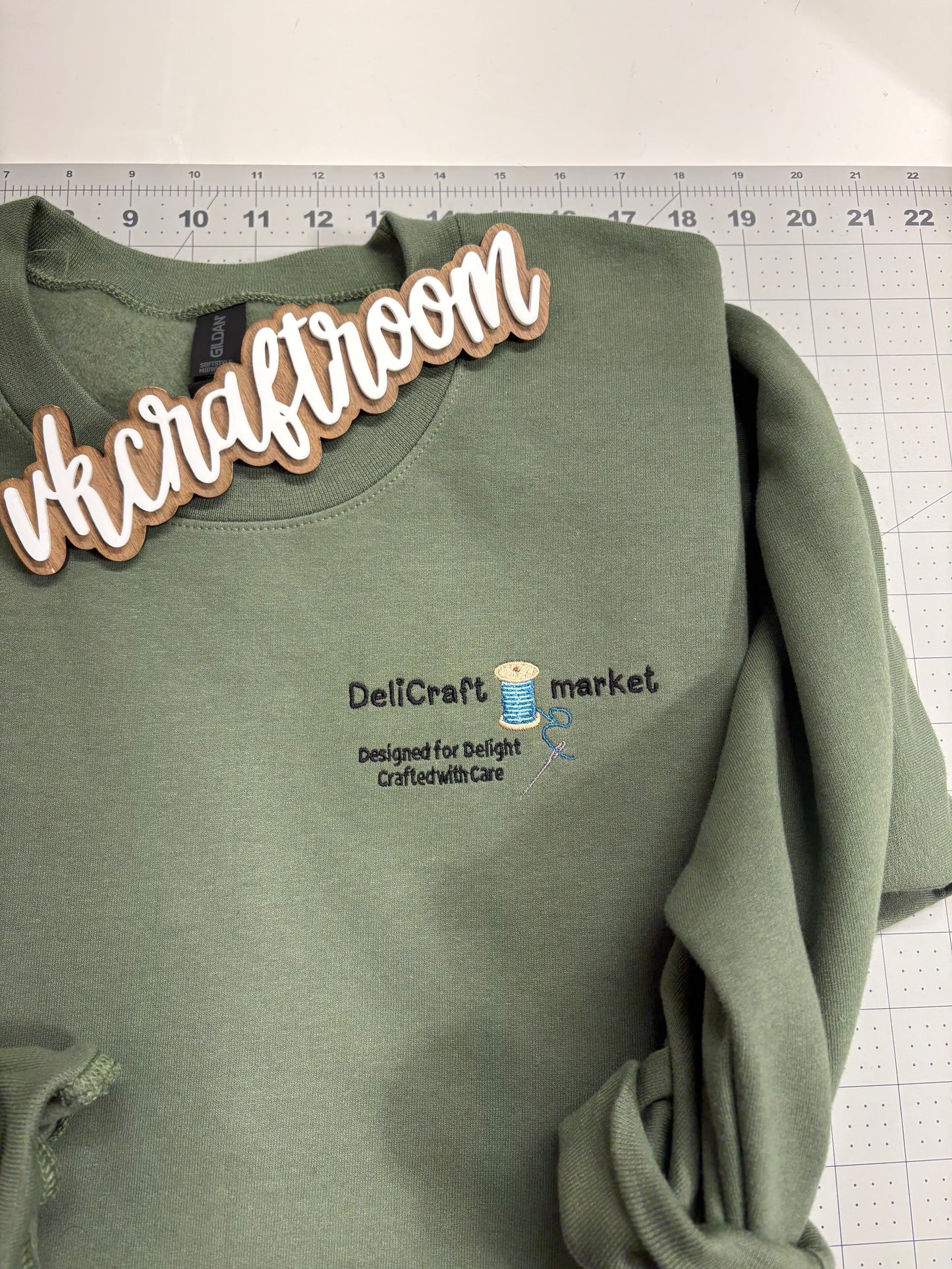 Delicraft Market Custom Embroidered Sweatshirt