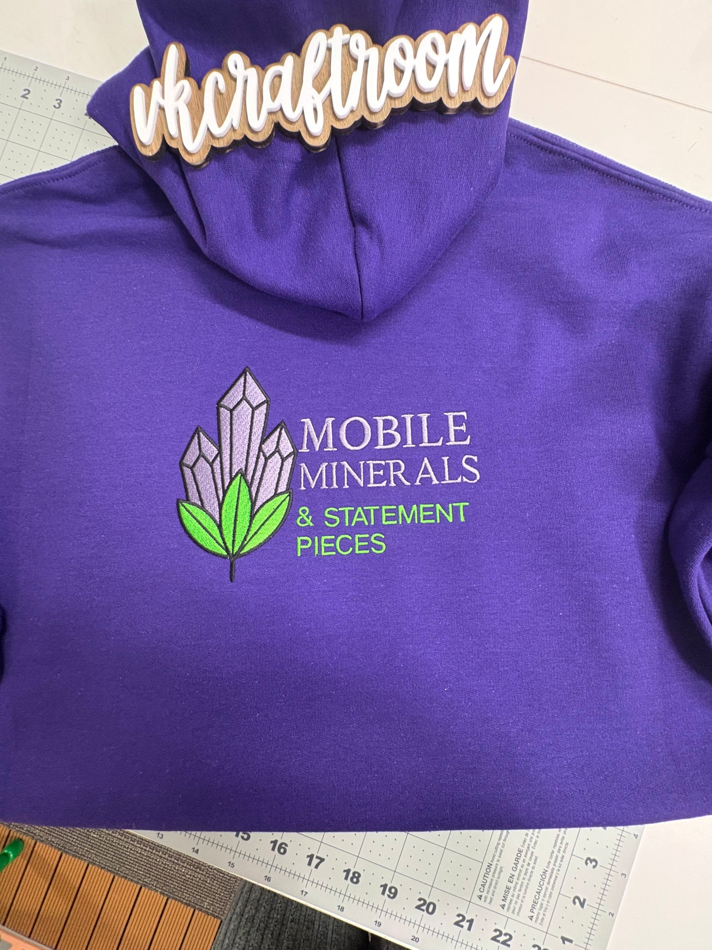 Mobile Minerals Custom Embroidered Hoodie