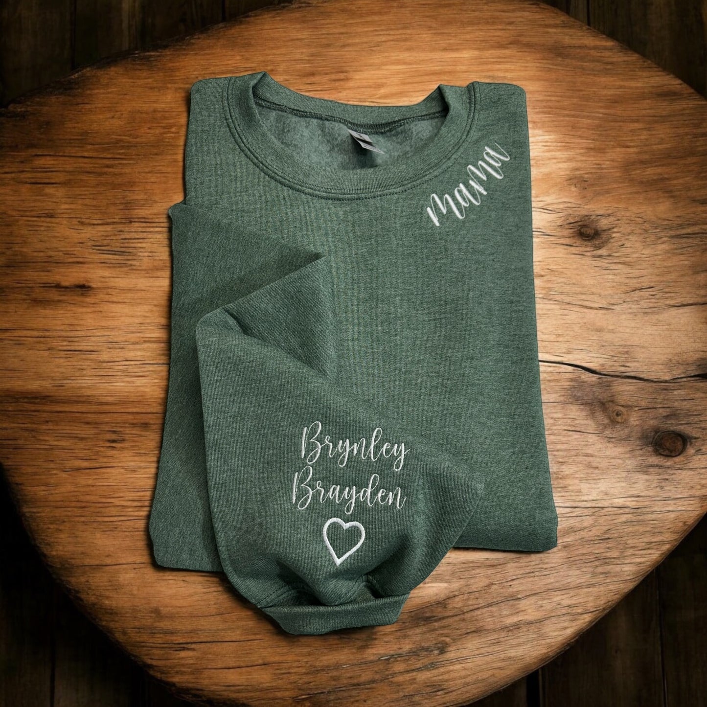 Mama Sweatshirt, Mom Sweatshirt, Gift for Mom, Embroidered Mama Sweatshirt, Personalized Gift for Her, Customized Mama Sweatshirt