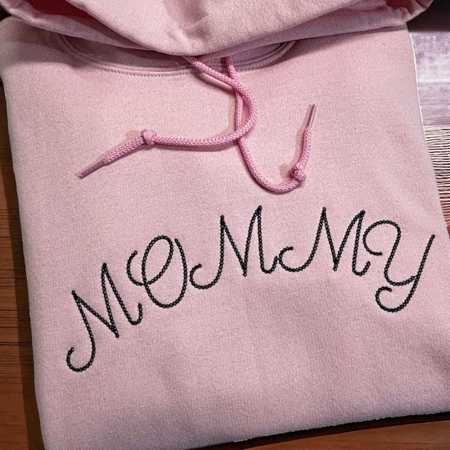 Mommy Hoodie, Custom Hoodie, Mother's Day Gift, Gift For Mom, Embroidered Mommy Hoodie