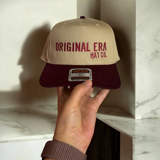 Custom Hat, Original Era Hat Co, Embroidered  Original Era Hat
