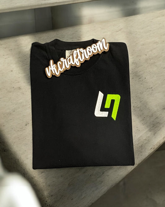 Custom Embroidered T-shirt, Formula Embroidered T Shirt