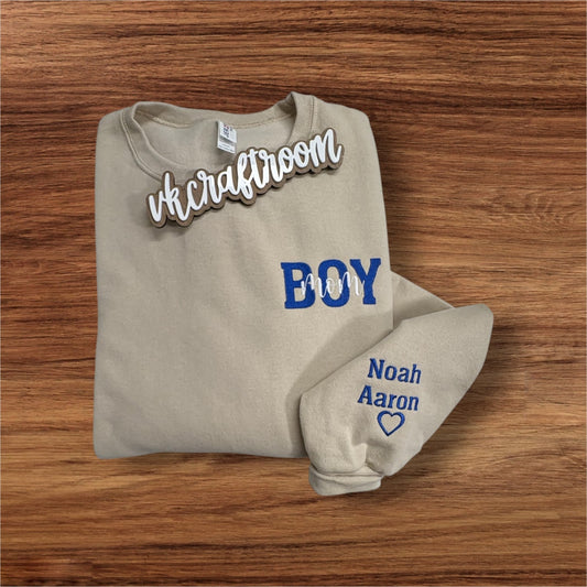 Custom Boy Mama Sweatshirt