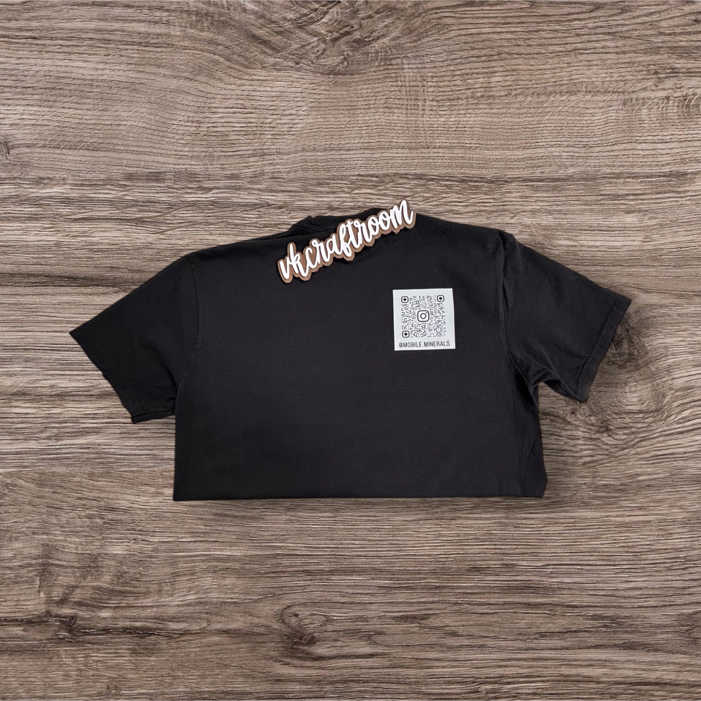 Custom Embroidered Mobile Minerals Logo T-shirt