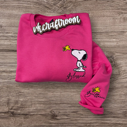 Custom Embroidered Sweatshirt, Gift for Her