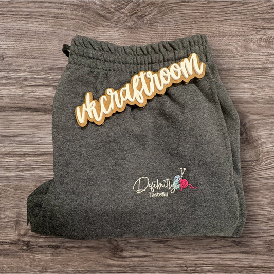Custom Embroidered Defiknitly Tasteful Logo Pants
