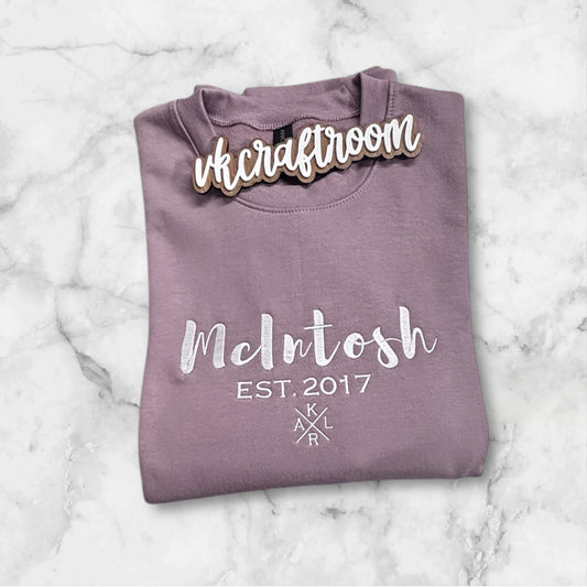 Custom Embroidered Sweatshirt
