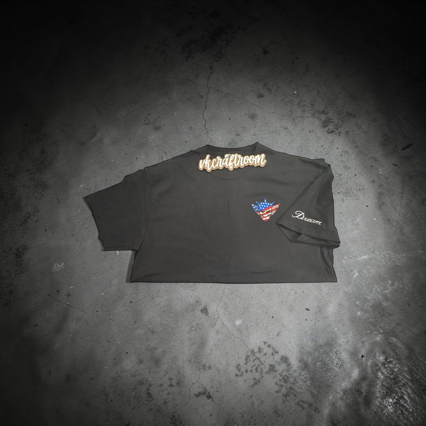 Custom Embroidered T-shirt, Patriotic T-shirt, Dream Embroidered T-shirt