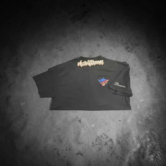 Custom Embroidered T-shirt, Patriotic T-shirt, Dream Embroidered T-shirt