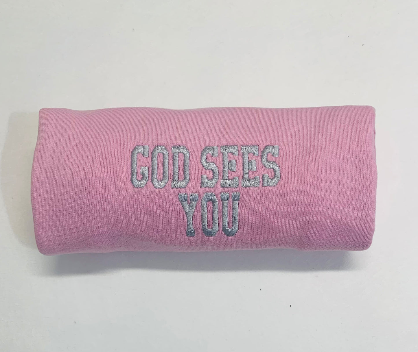 God Sees You Sweatshirt, Faith Based Clothing, Christian Clothing,Toddler Gift, Embroidered Toddler Unisex Sweatshirt