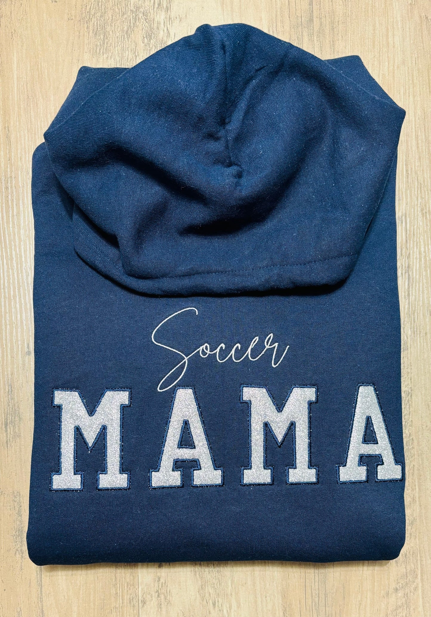 Soccer Mama Hoodie, Personalised Mama Hoodie, Sport Mama Hoodie, Soccer Hoodie, Adult Embroidered Soccer Mama Hoodie